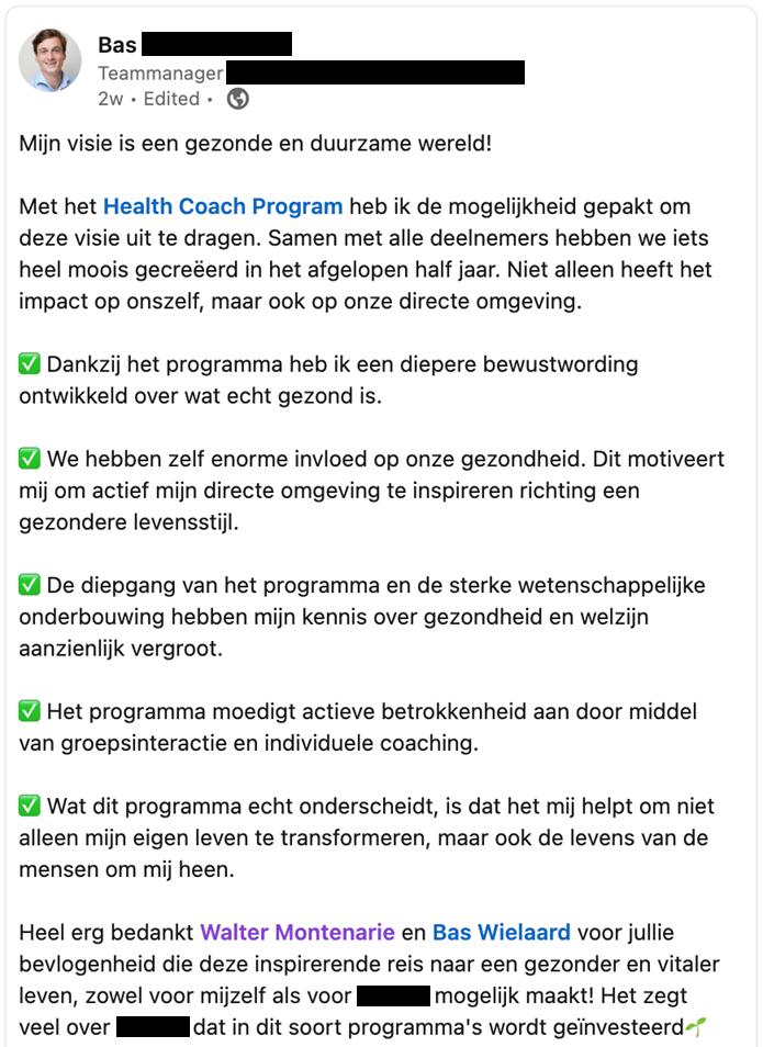 health coach program